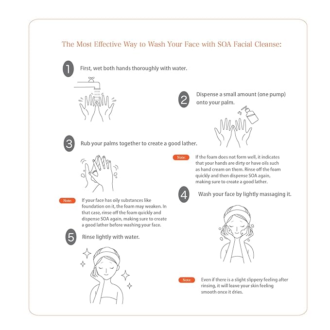 Facial Cleanse, Foaming Face Wash, Exfoliating and Hydrating Deep Skin Cleanser for Sensitive Skin-FemmiqueWomen