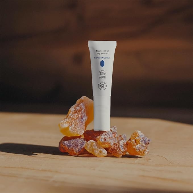 INNA Organic Lip Serum, Moisturizing, Fine Line Care & 100% Vegan, EWG & COSMOS Certified | Frankincense Essential Oils Infused Skin Care | Luxury Clean Beauty-FemmiqueWomen