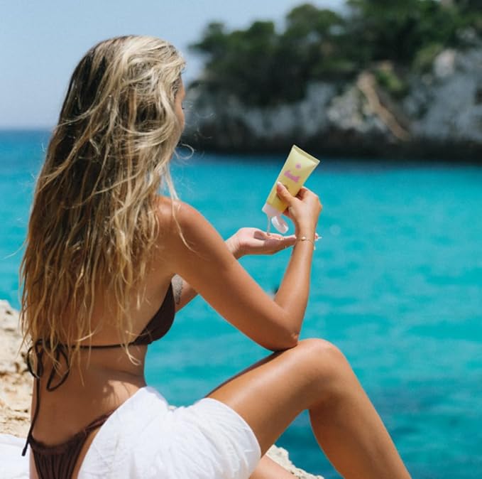 Bask Suncare SPF 50 Sheer Moisturizing Sunscreen Lotion - Broad Spectrum UVA/UVB Protection, Dermatologist Recommended, Hydrating, Lightweight & Fast Absorbing, No White Cast, Travel Size, 3.4 fl oz-FemmiqueWomen