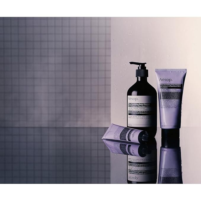 Aesop Eleos Nourishing Body Cleanser | Hydrating Ingredients For Refreshed, Soft Skin | Enriched With Emollients, Humectants, Purifying Botanicals | 500mL / 16.9oz (Pack of 3)-FemmiqueWomen