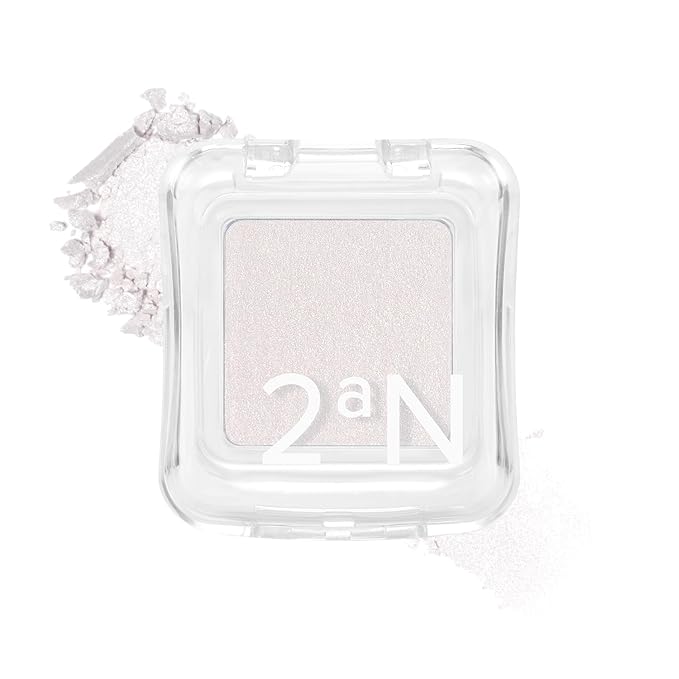 2aN Pure Glash Highlighter WH01 Frosty – Glass-Like Sheen Powder Highlighter for a Natural, Radiant Glow | Buildable, Long-Lasting, Lightweight Formula-FemmiqueWomen