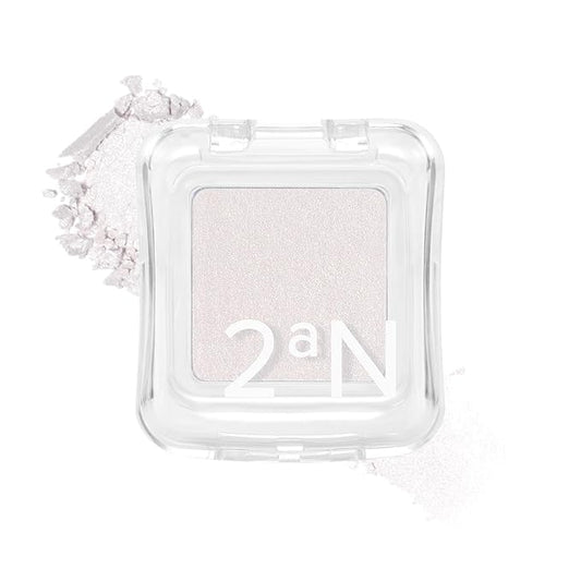 2aN Pure Glash Highlighter WH01 Frosty – Glass-Like Sheen Powder Highlighter for a Natural, Radiant Glow | Buildable, Long-Lasting, Lightweight Formula-FemmiqueWomen