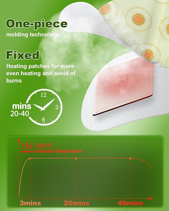 30 Packs Steam Eye Mask Chamomile,Warm Compress for Dry Eyes Sleep Mask,Hot Auto Heated Eye Masks Relaxing Gifts for Women Moist Heat Soothing Eye Fatigue,Disposable Eye Mask for SPA Essentials