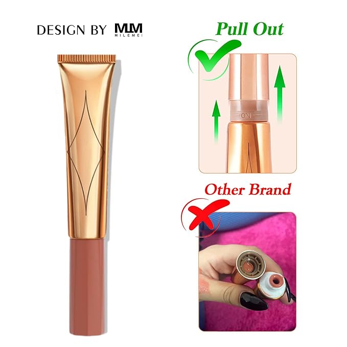 3 Color Contour Beauty Wand, Highlighter ，Face Concealer Contouring with Cushion Applicator Long Lasting & Smooth Matte Finish Liquid Illuminator Makeup Stick .(01 Contour+03 Cherry Red +05 Bronze Gold)-FemmiqueWomen