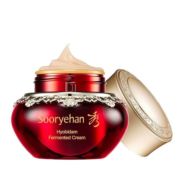 Sooryehan Hyobidam Face Moisturizer for Women. Korean Skin Care (Cream, 1.7fl oz) - Korean Facial Care. Wrinkle Cream for Women, Night Cream for Face with Wild Ginseng & Snow Fungus.-FemmiqueWomen