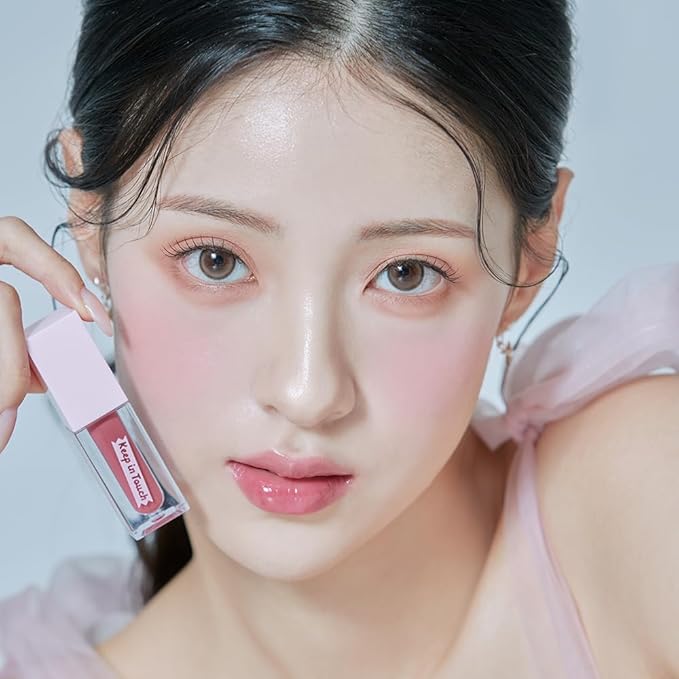 Jelly Plumper Tint (P01 Sparkling Champagne) | Non-Sticky, Long-Lasting & Moisterizing Lip Plumper | Vegan and Cruelty-Free Korean Lip Tint-FemmiqueWomen