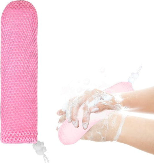 Long Handled Shower Brush, Non-Slip Long Handle Bath Brush, Back Body Brush Gentle Exfoliating and Lather Well Deep Cleansing Long-Lasting for Body