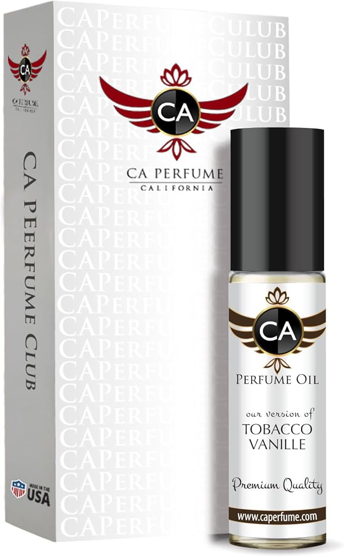 CA Perfume Impression of Tobacco Vanille For Men and Women Fragrance Body Oil Dupes Alcohol-Free Roll-On 0.3 Fl Oz/10ml-FemmiqueWomen