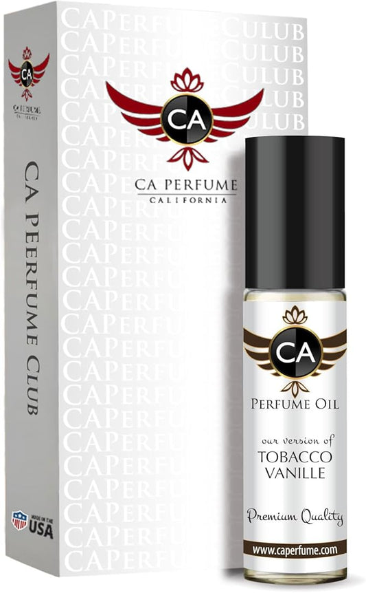 CA Perfume Impression of Tobacco Vanille For Men and Women Fragrance Body Oil Dupes Alcohol-Free Roll-On 0.3 Fl Oz/10ml-FemmiqueWomen