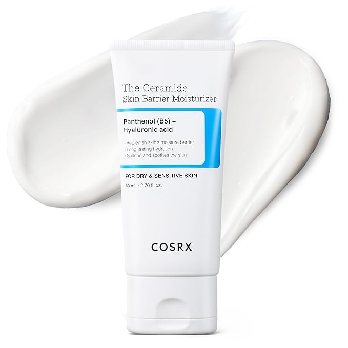 COSRX Ceramide Skin Barrier Moisturizer for Face with 7 Ceramides, Hyaluronic Acid & Panthenol for All Skin Types, 2.7 fl.oz, Korean Skin Care-FemmiqueWomen