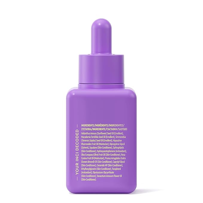 BYOMA Hydrating Recovery Oil - Luxury Face Oil with Squalane, Jojoba Oil & Seabuckthorn Oil - Instant Radiant and Glowy Skin - Barrier Repair Facial Oil - 1.01 fl. oz-FemmiqueWomen