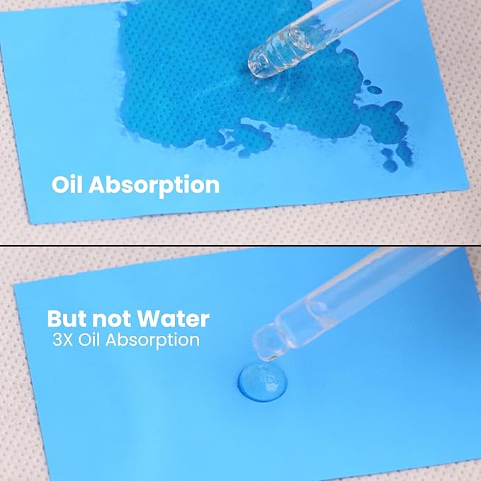 ROSELYNBOUTIQUE Oil Blotting Sheets for Face - 100 Organic Premium Flexible Silky Blotting Sheets Instant Oil-Absorbing Remove Excess Oil & Shine Oil Control Films-FemmiqueWomen