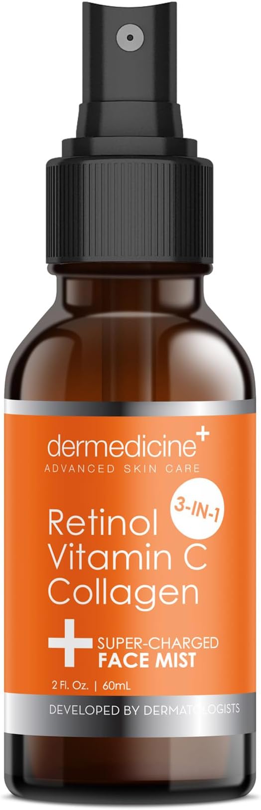3 in 1 Super-Charged Anti-Aging Face Mist w/Retinol, Vitamin C + Collagen | Hydrates, Refreshes & Brightens for a More Glowing Complexion | 2 fl oz, 60 ml-FemmiqueWomen