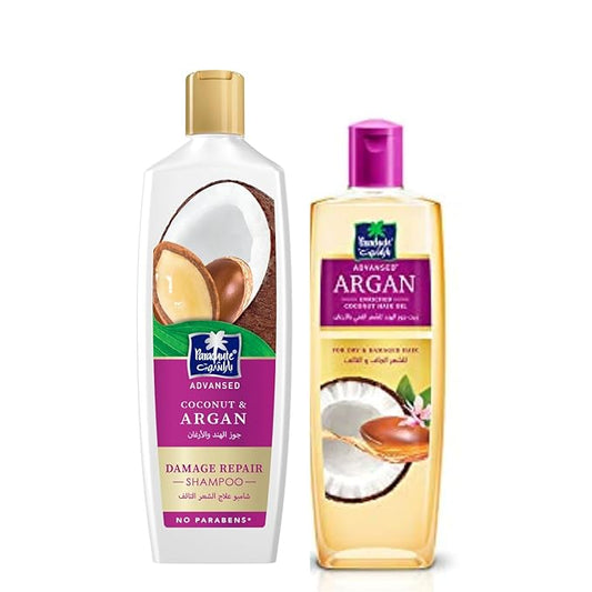 Parachute Advansed Argan Hair oil & Argan Shampoo-FemmiqueWomen