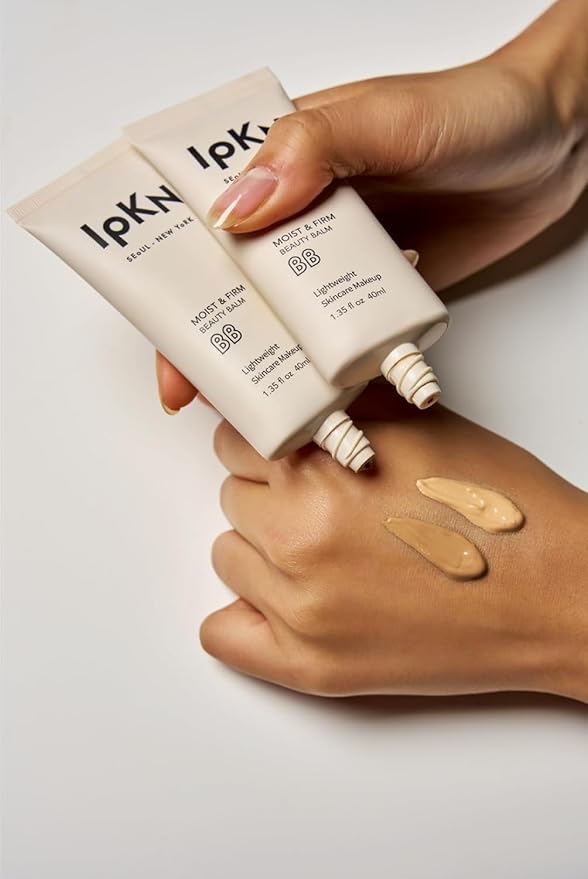 IPKN Moist & Firm BB Cream - Ultra-Hydrating Daily BB Cream with or without SPF40 - Lightweight, Non-Greasy Face Base with Antioxidants for Smooth, Radiant Skin-FemmiqueWomen