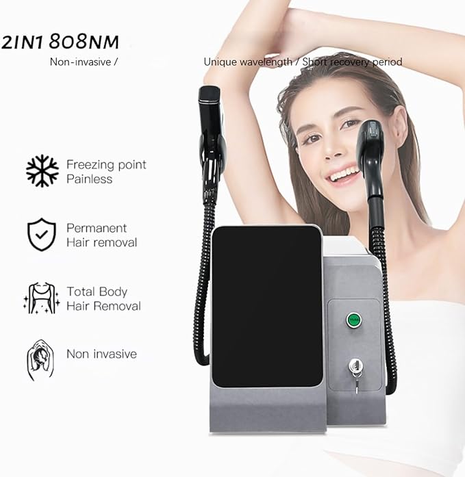 2-in-1 Portable Home Beauty Device, Professional Hair Removal and Comfortable Beauty Machine-FemmiqueWomen