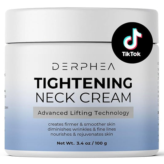 Neck Tightening Cream: Tighten and Lift Neck Cream For Tightening and Firming, Fine lines, Loose & Sagging On Face, Decollete & Other Skin Areas - 3.4 Oz-FemmiqueWomen