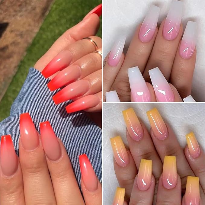 10 Colors Solid Fluorescent Neon Pigment Powder Set Gradient Iridescent Aurora Mermaid Pearl Glitter Dust Kit for Home Salon Nail Art Designs-FemmiqueWomen