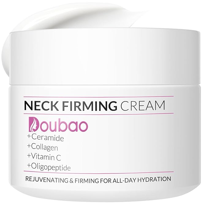 Neck Firming Creams for Tightening and Firming, Moisturizer Face Cream with Collagen, Hyaluronic Acid, Day & Night Anti-Aging Skin Tightening Cream Neck, Décolleté & Face – 1.7Fl Oz-FemmiqueWomen