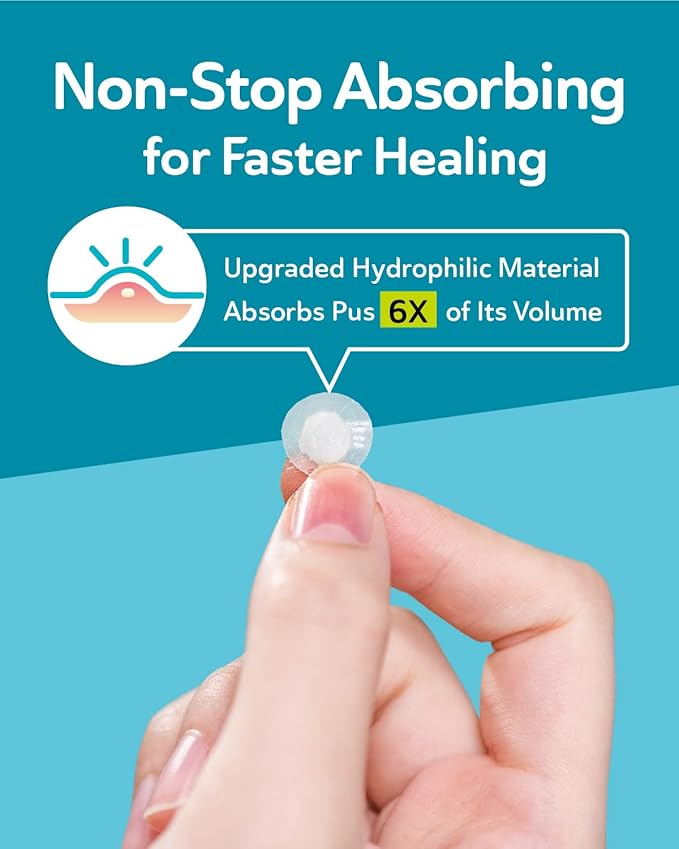 Invisible Salicylic Acid Pimple Patches for Face - Redness Reducing Hydrocolloid Acne Patches, Clear Pimple & Zit Patches for Blind Pimples - Soothing Plus (Clear Patch) (Intensive-36dots-2)-FemmiqueWomen
