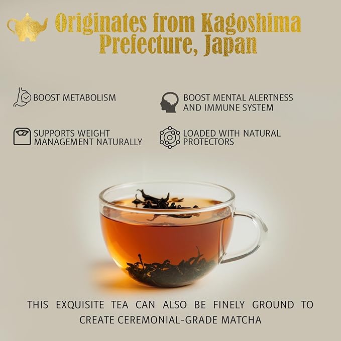 Japanese Sencha Green Tea, Organic Loose Leaf Sencha Tea – Antioxidant & Detox Support – Refreshing Hot or Iced Green Tea – 8 oz Resealable Bag (Makes 100 Cups) – The Elegant Elephant-FemmiqueWomen