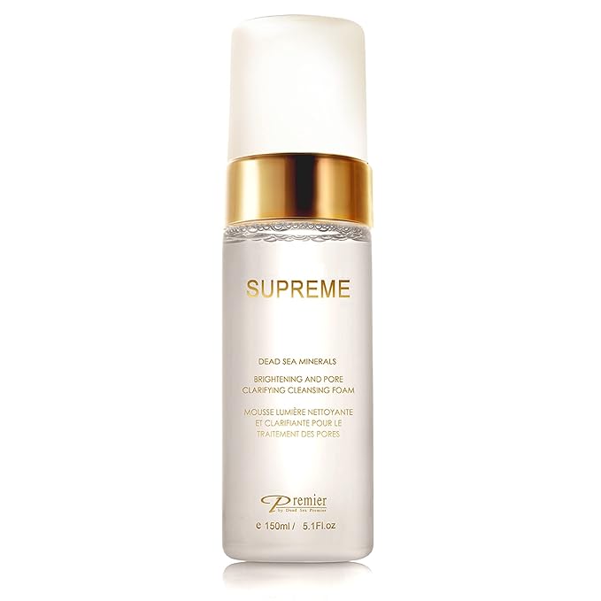 Premier Dead Sea Supreme Brightening & Pore Clarifying Cleansing Foam 5.1 Fl oz-FemmiqueWomen