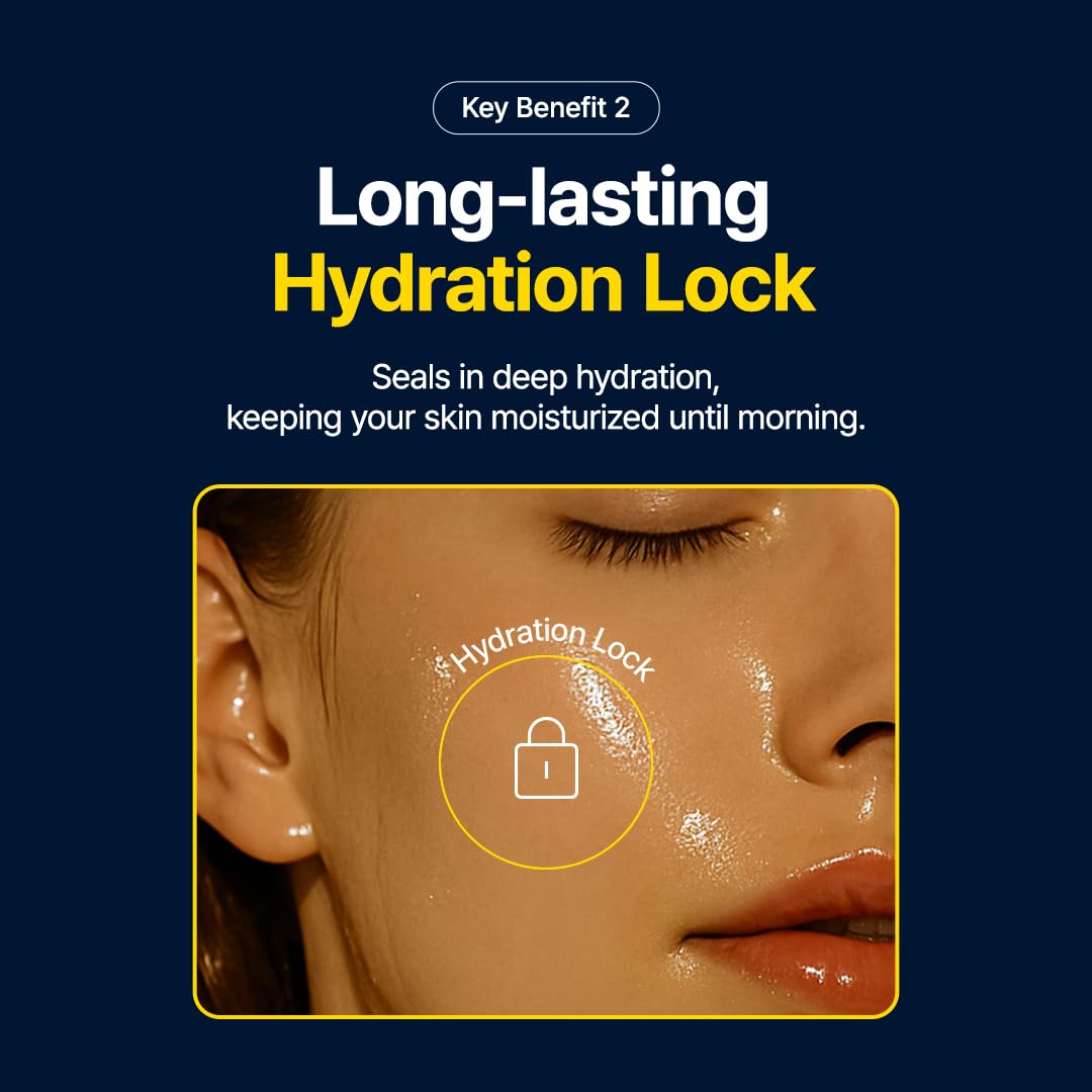 Luminous Ceramide Sleeping Pack – Overnight Recovery Cream with 3,000ppm Ceramide, Cica Complex to Calm Irritation & Redness, and Long-Lasting Hydration for Sensitive Skin, 80ml / 2.70 fl.oz-FemmiqueWomen