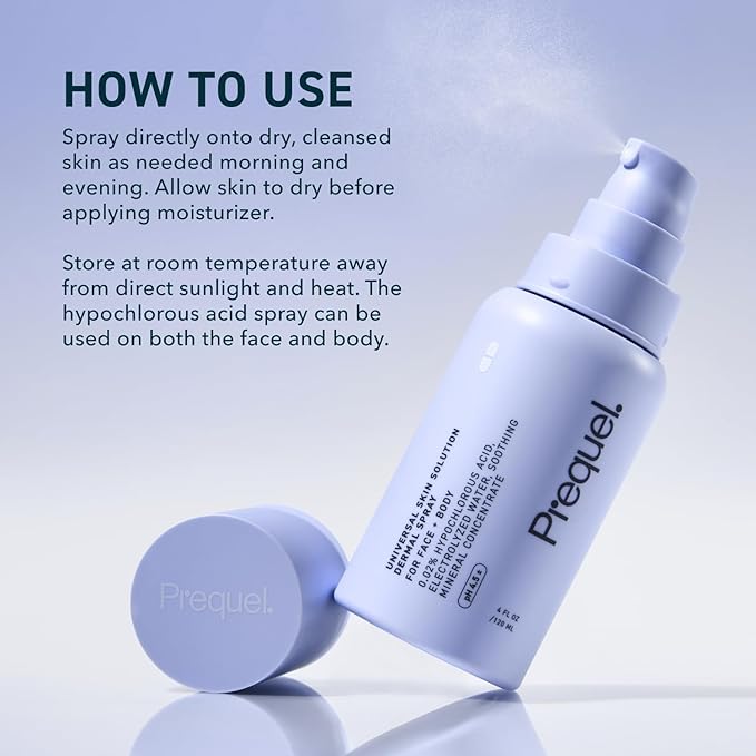 Skin Universal Skin Solution Hypochlorous Acid Spray for Face and Body. HOCL Facial Cleanser and Dermal Spray with Electrolyzed Water and Mineral Complex. pH-Stabilized Skin Care. 4oz-FemmiqueWomen