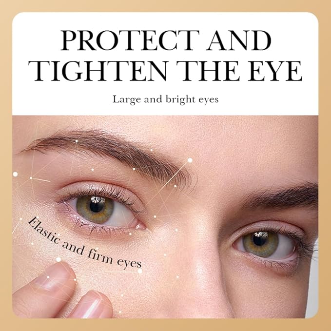 3D Crescent Design Under Eye Patches (5 Pairs) - Crystal Under Eye Mask with Eye Cream, Specifically for Canthus Wrinkles and Dryness Around the Eyes (Crystal)-FemmiqueWomen