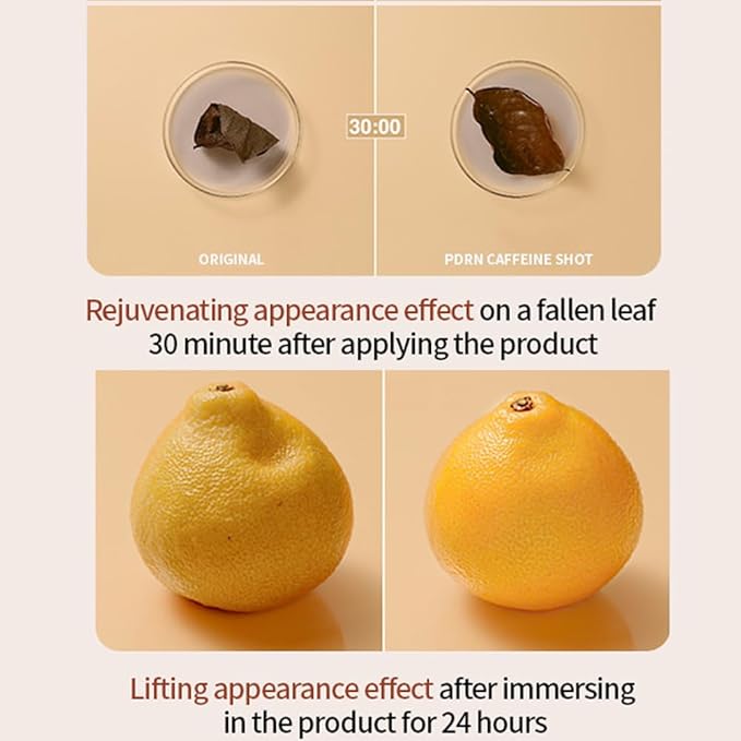 IOPE BIO-PDRN Caffeine Shot Serum | 38% Plant-Based Vegan PDRN & 20,000ppm Caffeine & Niacinamide in a Bottle, Plumping Skin, Intense Lifting and Firming, Korean Skincare, 1.01 Fl Oz-FemmiqueWomen