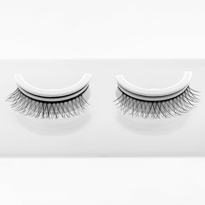 False Eyelashes, 5 Pairs Wispy Light Pre-Glued Self Adhesive Lashes with Applicator (DLP03)-FemmiqueWomen