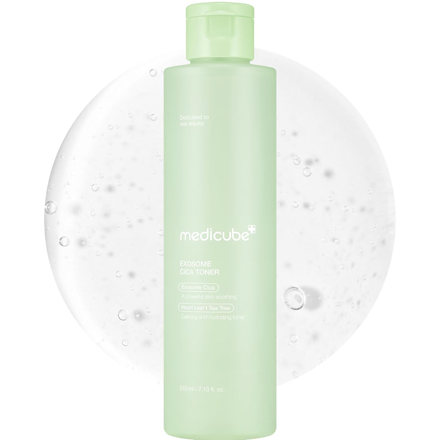 Medicube Exosome Cica Toner | Daily Soothing Toner With Exosome Cica, Heartleaf, Tea Tree, 12 Kinds of Cica | Low Irritation, Sebum care Korean Skin Care, for Stressed Skin (210ml / 7.10 fl.oz.)-FemmiqueWomen