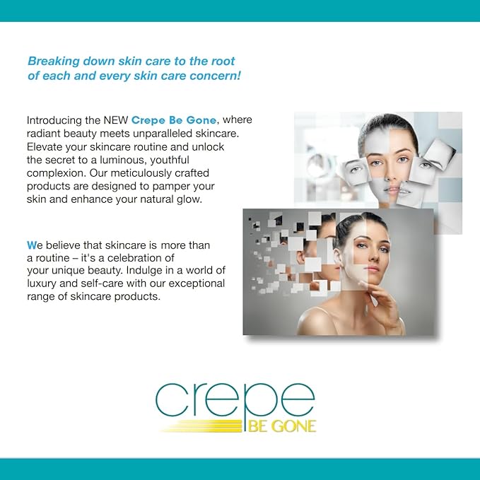 Crepe Be Gone Body Souffle Classic - Large 12 ounce - Ultra Hydrating Crepe Skin Firming Cream for Neck,Chest, Arms & Legs-FemmiqueWomen