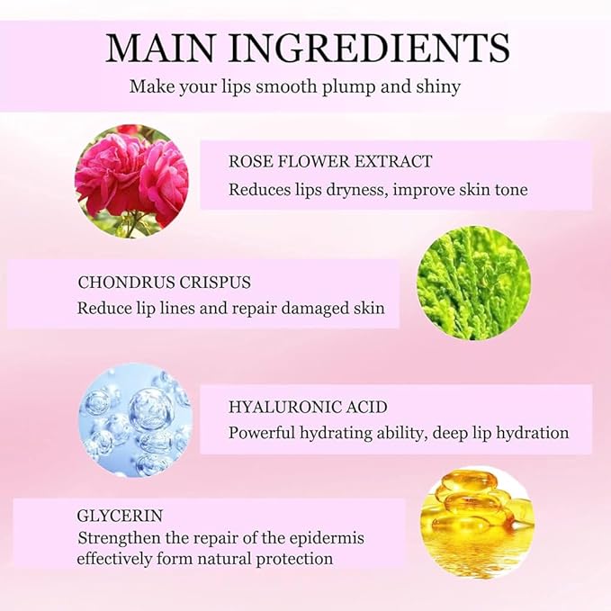 30 Pieces Gel Lip Mask Collagen Crystal Pink Lip Masks, Moisture Lip Care Mask For Anti-Ageing & Anti Chapped, Anti-Wrinkle, Firms Hydrates Lips Fade Lip Color, Make Your Lip Sexy & Plump Your Lips-FemmiqueWomen