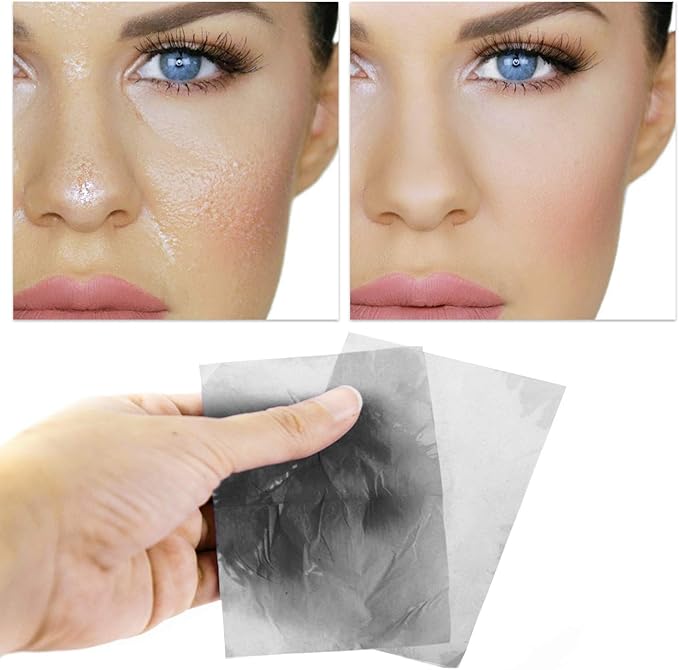 Oil Blotting Sheets for Face Natural Bamboo Charcoal Blotting Paper for Oily Skin Oil Absorbing Tissues Beauty Blotters Remove Excess Shine Organic Blot Papers For Make UpFacial & Skin Care 3 Pack-FemmiqueWomen