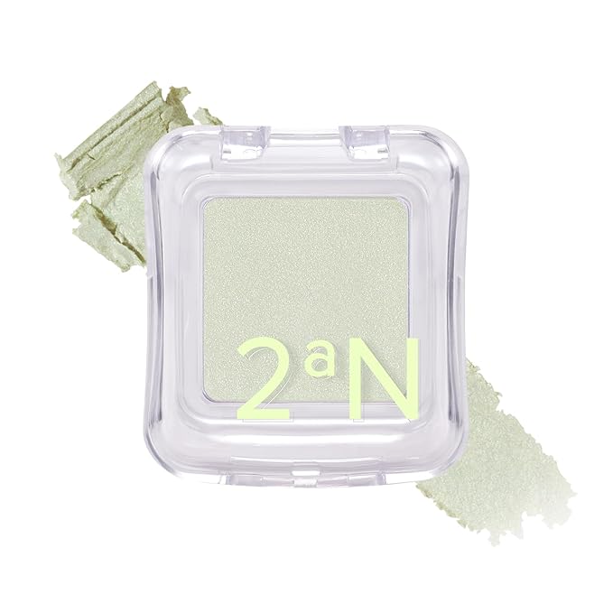2aN Pure Glash Highlighter GN01 Lime Bomb – Glass-Like Sheen Powder Highlighter for a Natural, Radiant Glow | Buildable, Long-Lasting, Lightweight-FemmiqueWomen