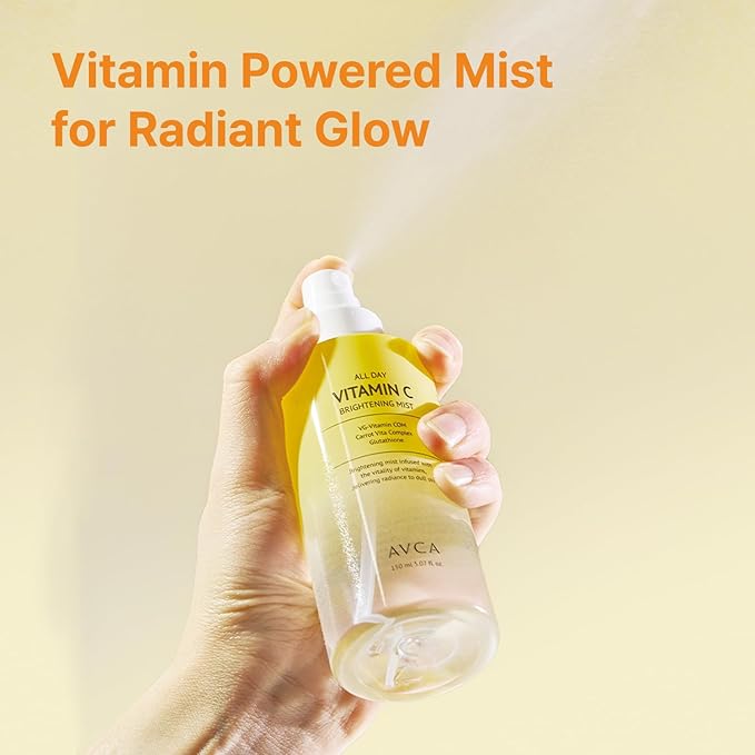 AVCA Vitamin C Face Mist – Hydrating & Brightening Spray for Glowing Skin (5.07oz)-FemmiqueWomen