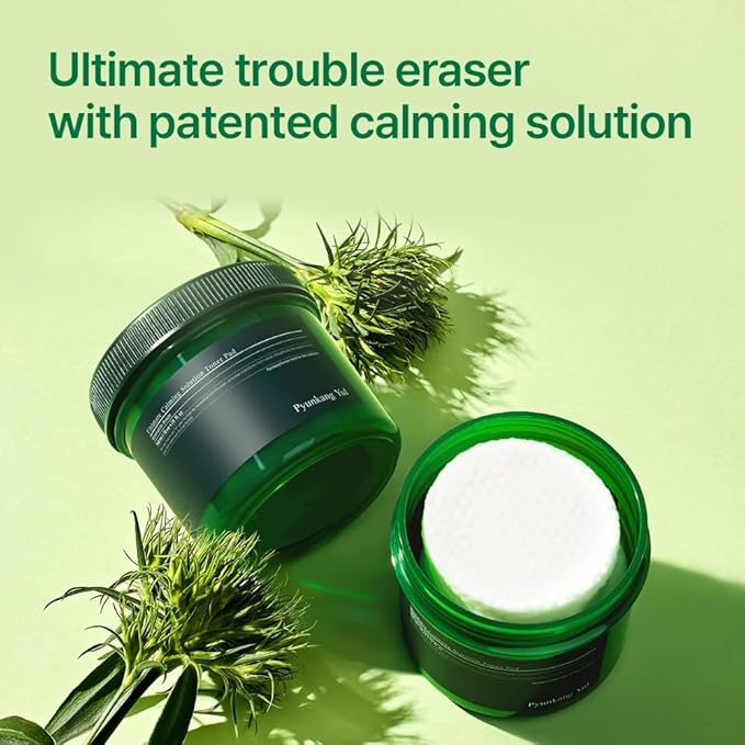 Pyunkang Yul PKY Ultimate Calming Solution Toner Pad for Sensitive Skin with Patented Ingredients, Intensely Calms & Soothes Rednes with CICA & Tea Tree, Korean Skincare (70 Pads)-FemmiqueWomen