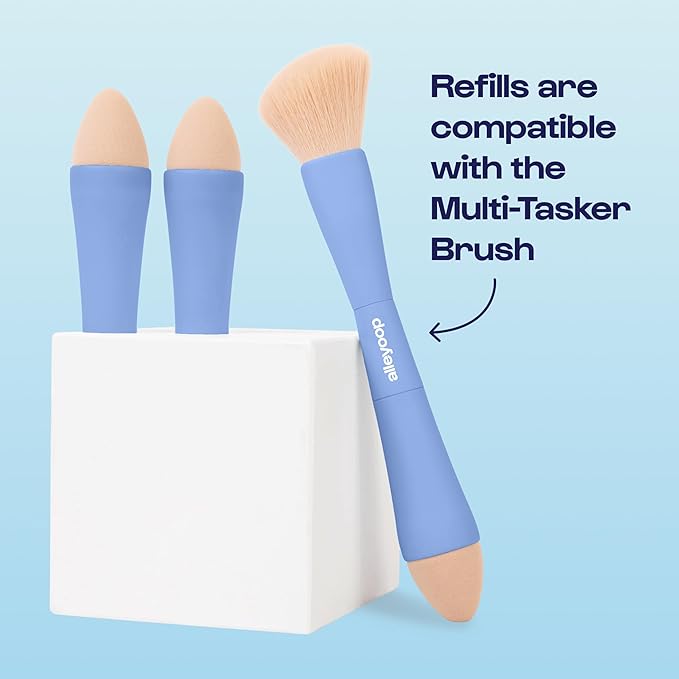 Alleyoop Multi-Tasker 4-in-1 Makeup Brush - All-in-One Multi-Tasking Blending Sponge Refill 2-Pack-FemmiqueWomen