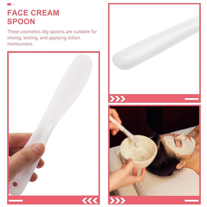 10Pcs mask stick tool stick cosmetic spatulas facial mud applicator spatulas stick facial cream scoops stirring rod makeup spatulas Multifunction white eye cream-FemmiqueWomen