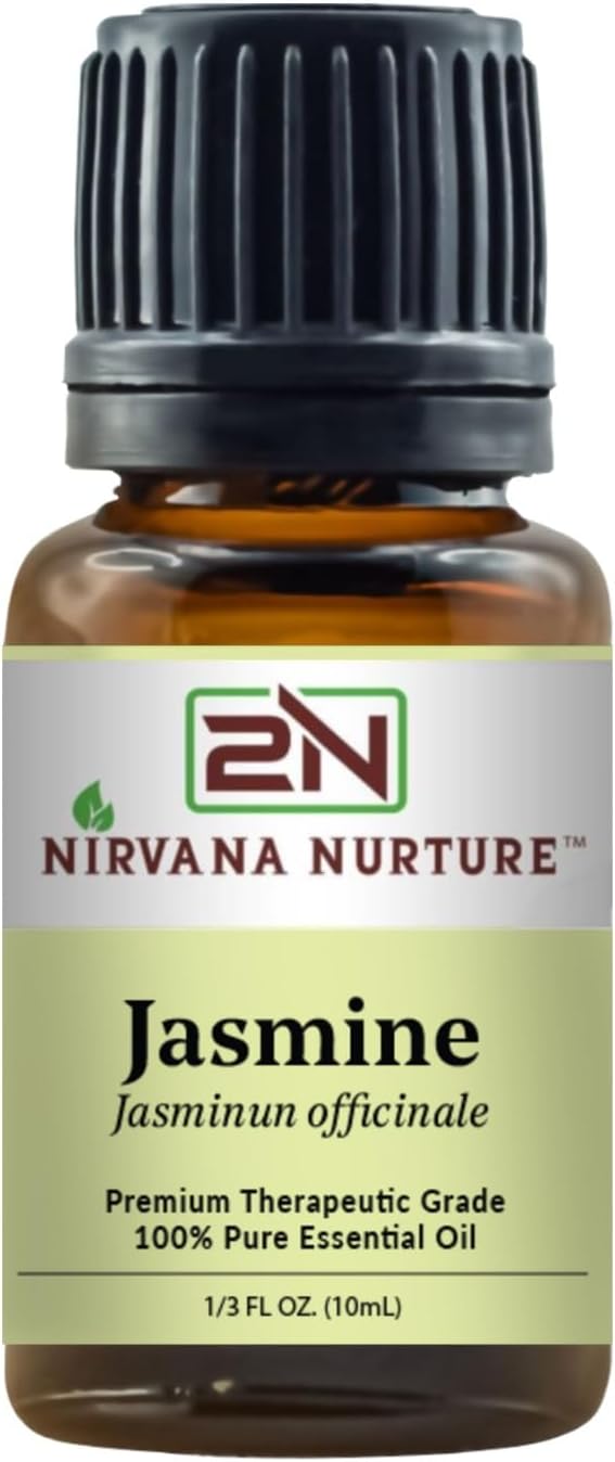 Jasmine Essential Oil 100% Pure Premium Therapeutic Grade, Undiluted - Aromatherapy Diffuser for Calm and Relaxation, Skin Care, Hair Care-FemmiqueWomen
