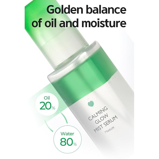Glow Mist Serum – Hydrating & Soothing Face Mist Artemisia, Centella Asiatica, Evening Primrose, Korean Skin Care, Made in Korea, for Sensitive Skin (Calming, 3.38 oz)-FemmiqueWomen