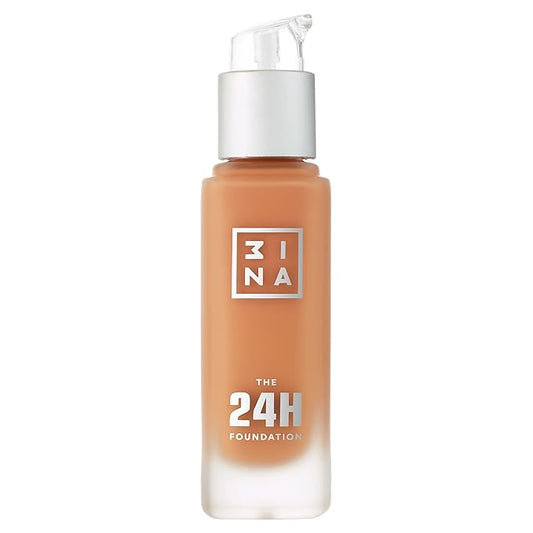 3INA The 24H Foundation 660-24H Long-Wearing Formula - Medium To High Buildable Coverage - Smooth Matte Finish - Expanded Shade Selection - Waterproof, Cruelty Free, Vegan Makeup - 1.01 Oz-FemmiqueWomen