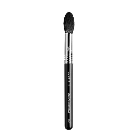 Sigma Beauty Professional F35 Tapered Highlighter synthetic Face Makeup Brush with SigmaTech® fibers for Highlighting and Contouring-FemmiqueWomen