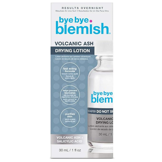 Bye Bye Blemish Drying Lotion Volcanic Ash | Acne Drying Solution To Assist With Blemish Prevention | 1 Fl. Oz.-FemmiqueWomen