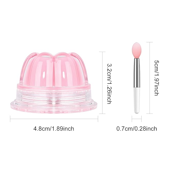 2Pc Jelly Lip Mask Overnight,Fruity Peach Lip Sleeping Mask Day Night Repair Kawaii Lip Balm Hydrate Plump Dry Lip Scrubs Exfoliator,Lip Care Lip Moisturizer with Collagen-Peach-FemmiqueWomen