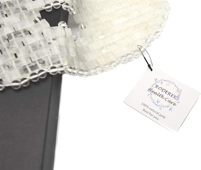 Jade Face Sleeping Mask, Jade Mask for Relieving Face & Eye Puffiness Migraine, Anti Wrinkle Mask Therapy, Yoga Meditation Tools (Clear Crystal)-FemmiqueWomen