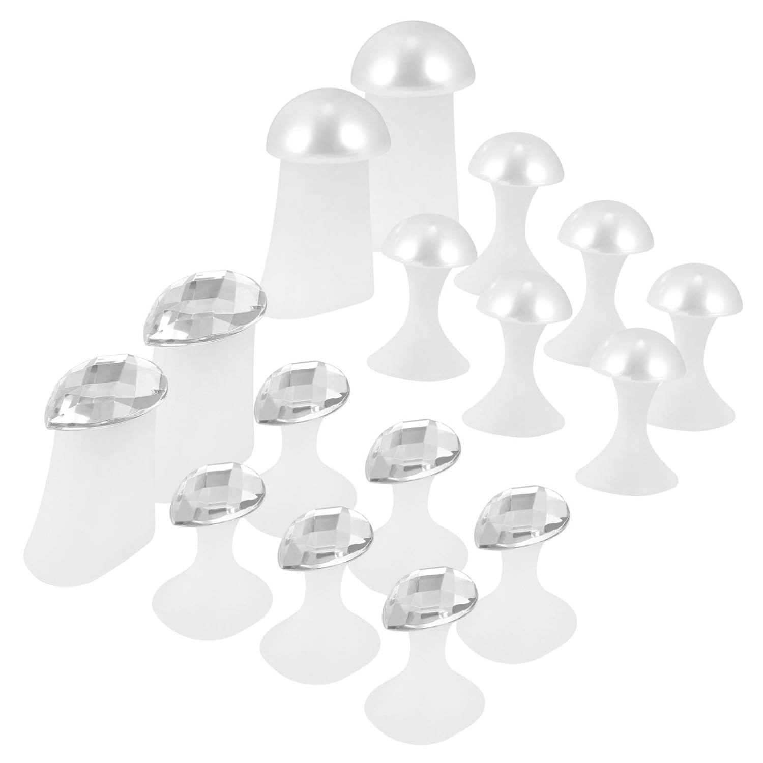 2 Set Toe Separator Fingers Separators Toe Spacers Foot Finger Separator Nail Art Separators-FemmiqueWomen