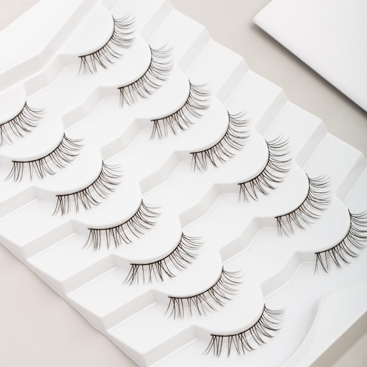 Natural Eyelashes Clean Lashes for Small Eyes C Curl Soft Eyelash Siligli-FemmiqueWomen