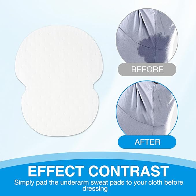 200PCS Underarm Sweat Pads for Women Men, Disposable Ultra-Absorbent Invisible Arm Pit Sweat Guards-FemmiqueWomen
